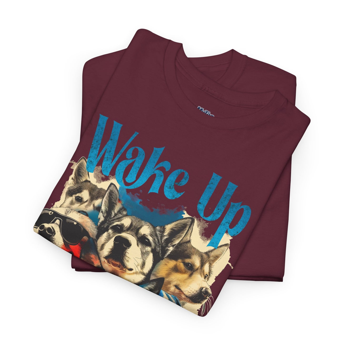 Wake Up Dog Unisex Cotton Tee