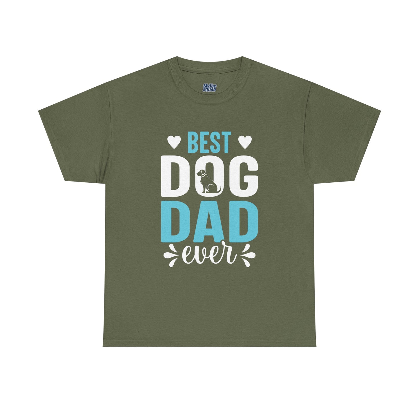 Best Dog Dad Ever Cotton T-Shirt