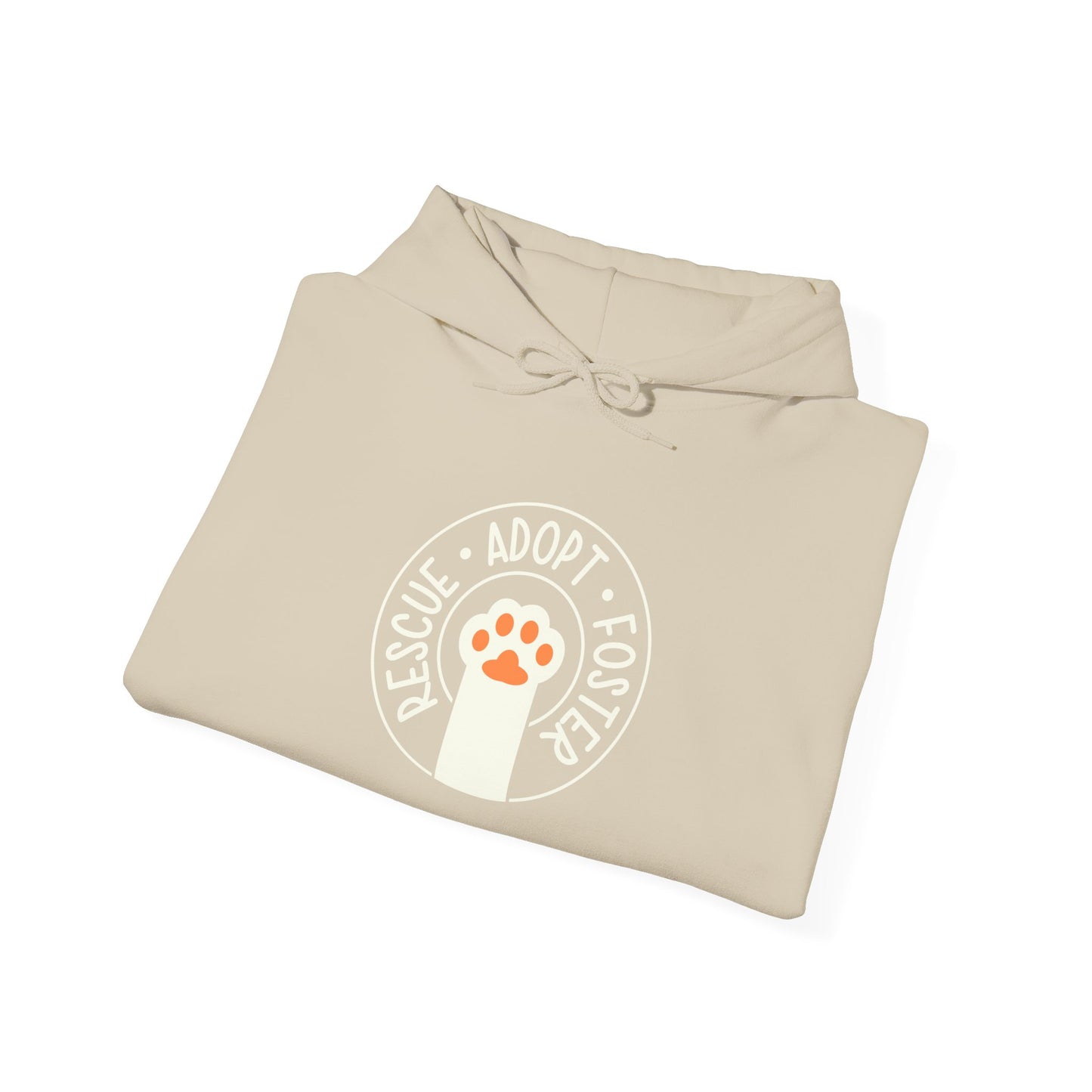 Rescue Adopt Foster Unisex Hoodie | Adoption Awareness