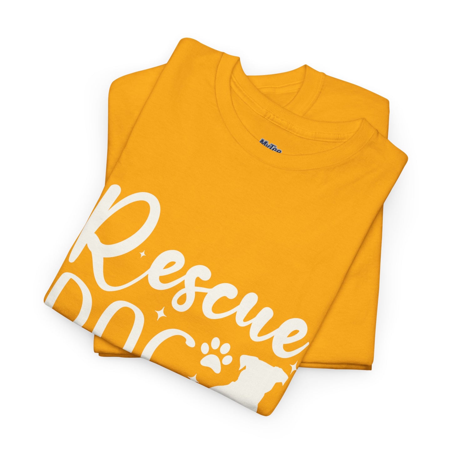 Rescue Dog Mom Cotton T-Shirt | Dog Lover