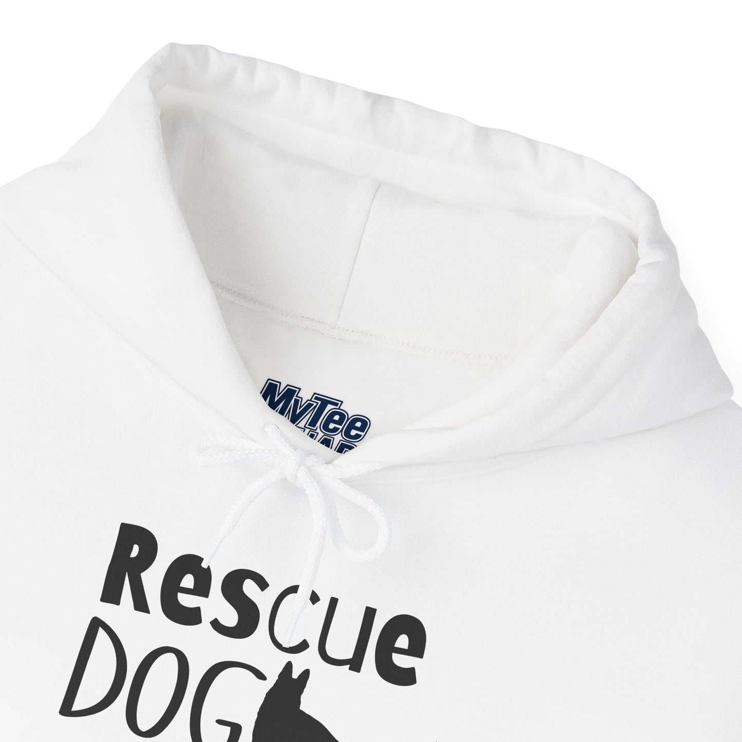 'Rescue Dog Mom Hoodie' - Cozy Sweatshirt for Pet Lover Mommies