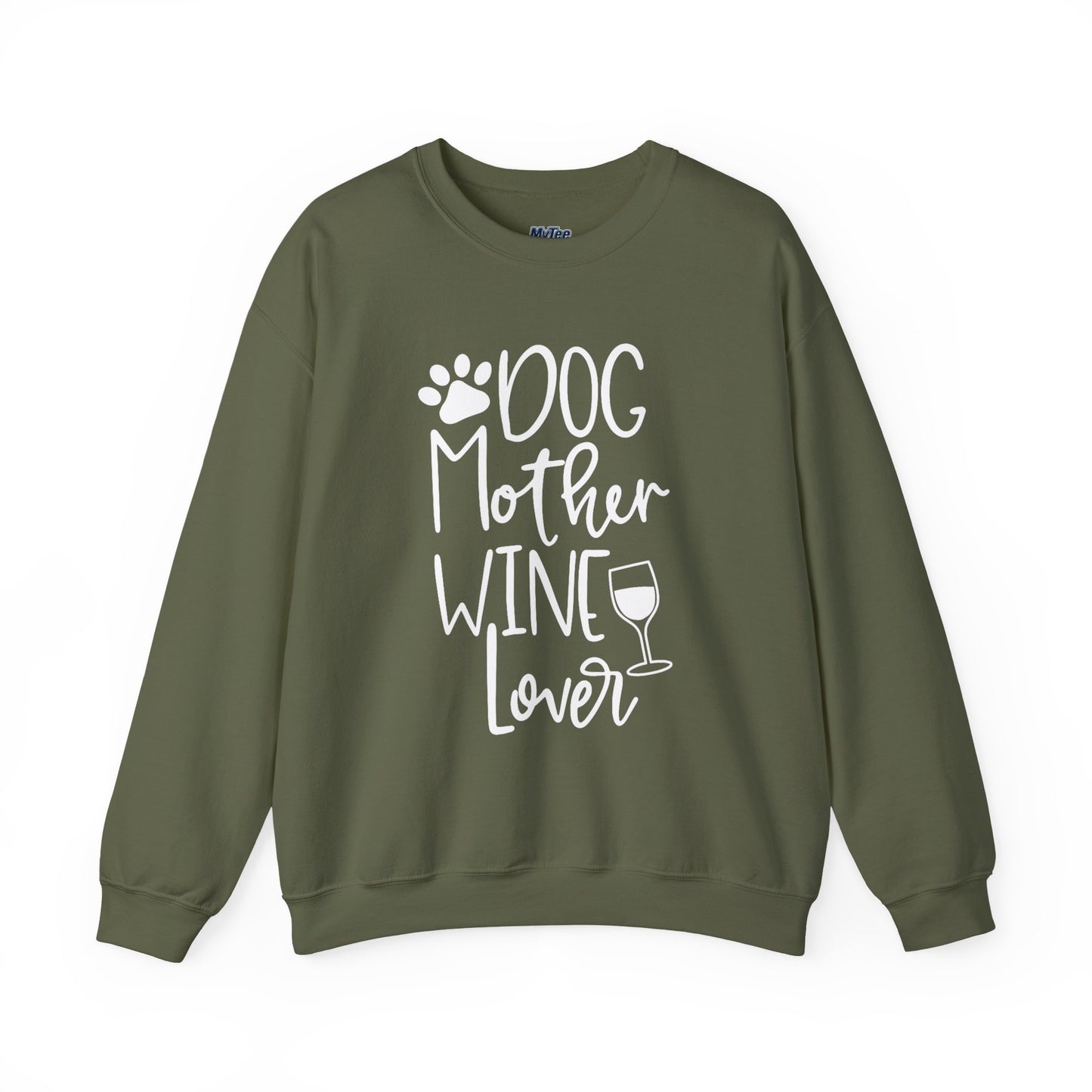 Dog Mother Wine Lover Sweatshirt | Dog Mom Apparel