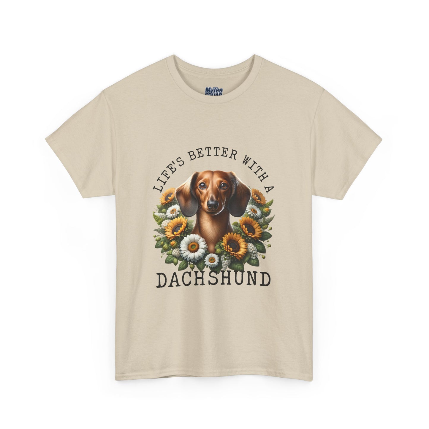 Dachshund Sunflower Unisex T-Shirt