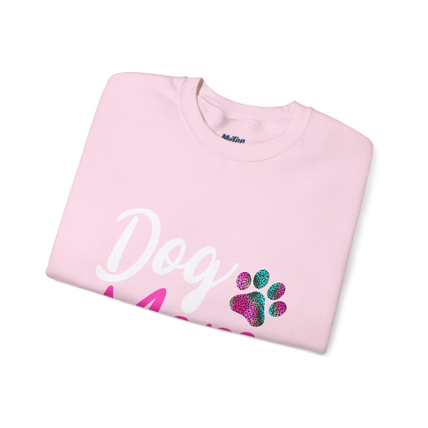 Snug Life: Dog Mom Edition – Graphic Crewneck Sweatshirt