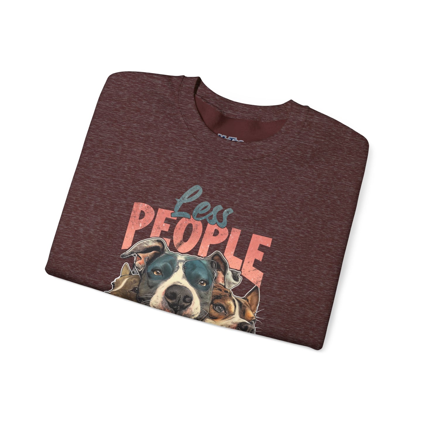 Less People More Dog Sweatshirt – Cozy Dog Lover Crewneck