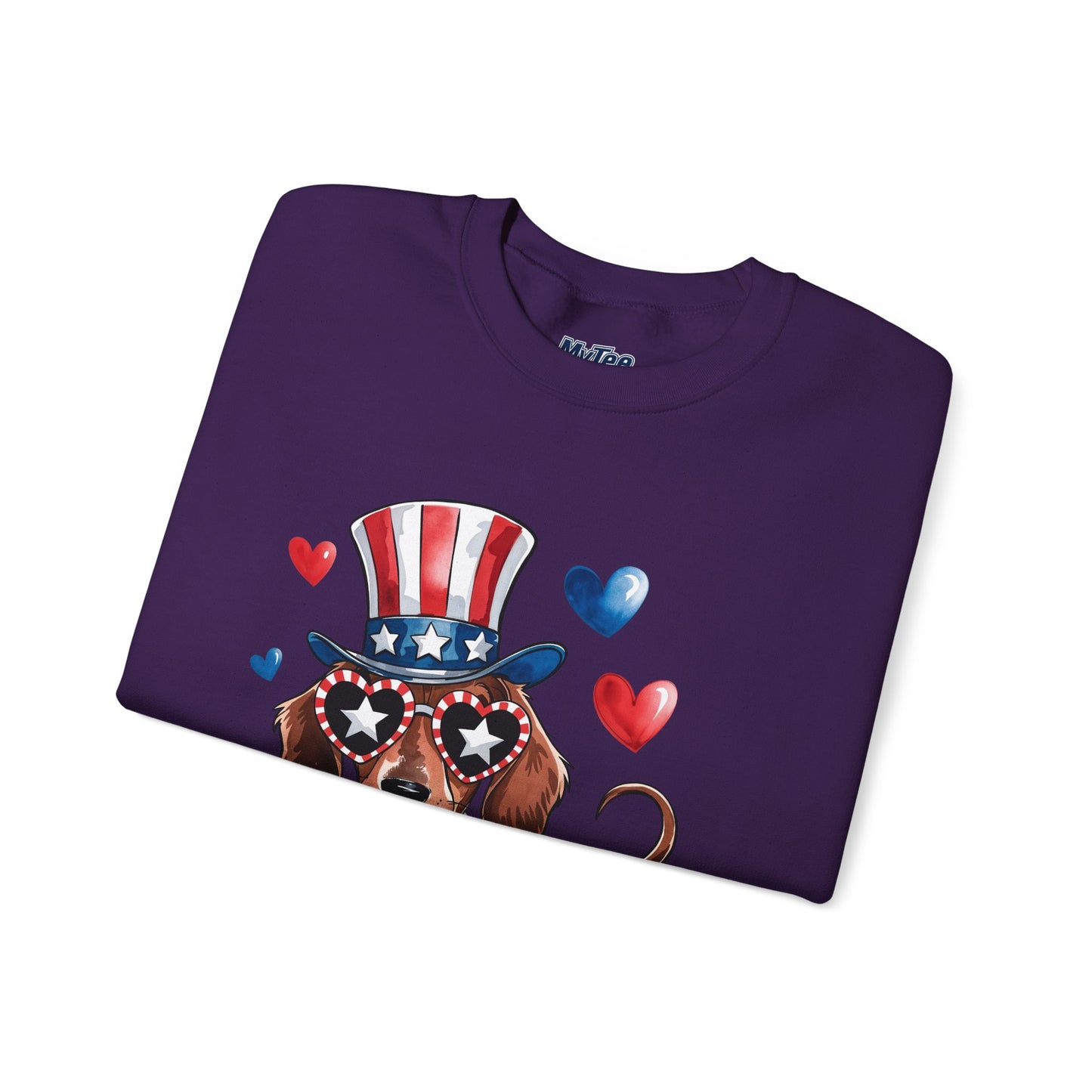 Patriotic Dachshund Dog Unisex Sweatshirt
