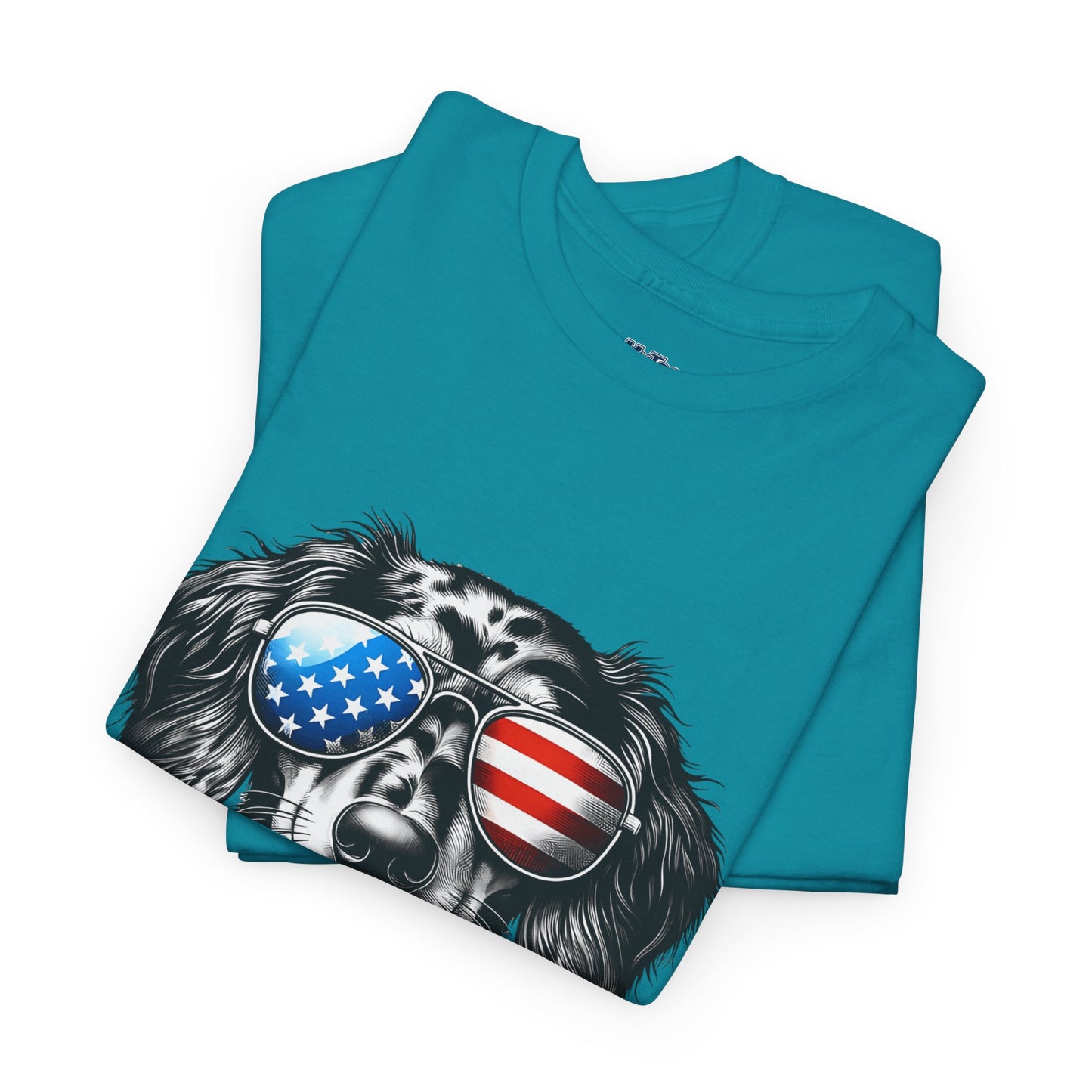 Patriotic Dachshund with Sunglasses Unisex T-Shirt