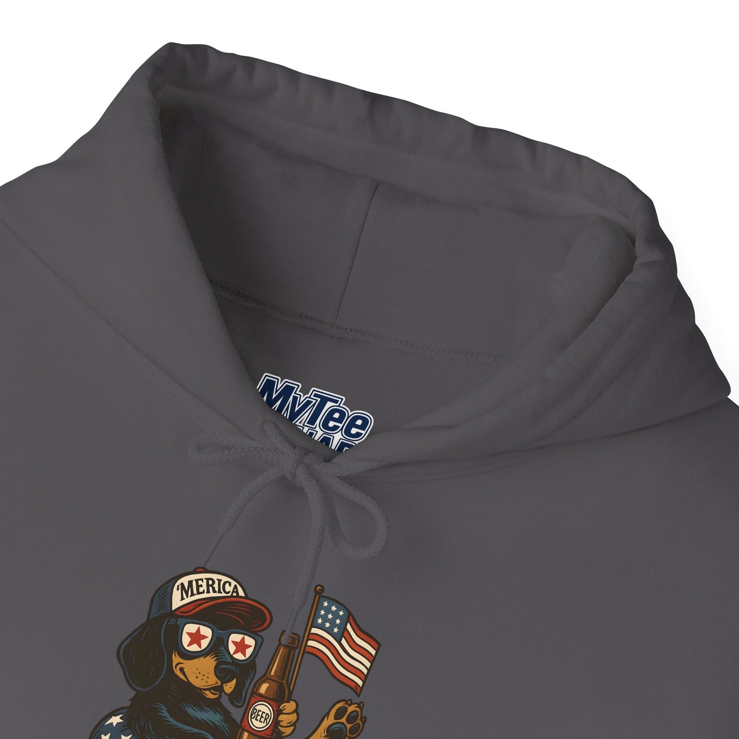 Patriotic Dachshund America Unisex Hoodie