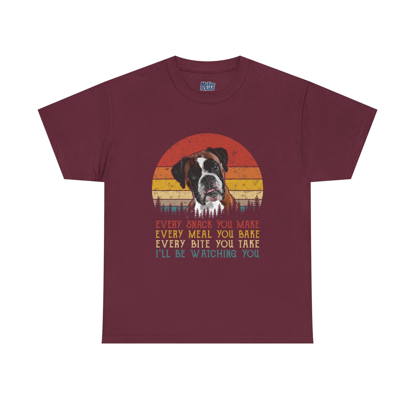 Every Snack You Make Retro Dog Lover - Cotton T-Shirt