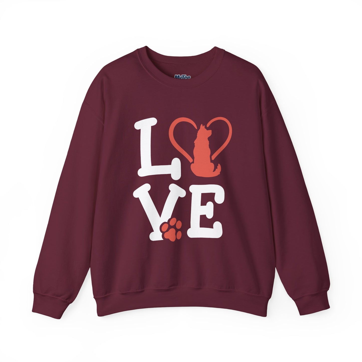 Love Cat Crewneck Sweatshirt - Perfect for Pet Lovers, Gift For Cat Owners