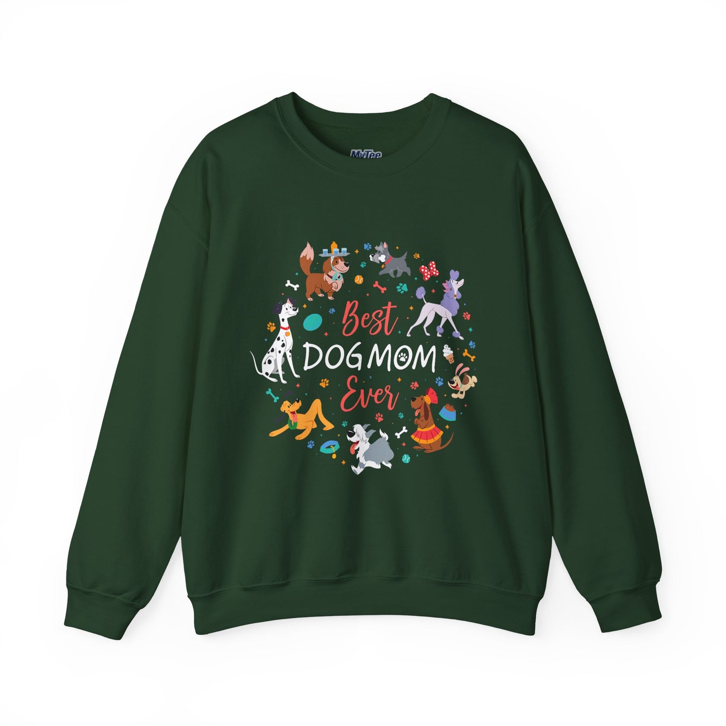 Best Dog Mom Ever Sweatshirt | Warm & Furry Crewneck