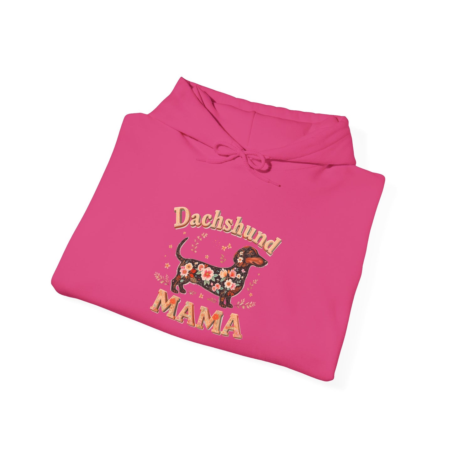 Dachshund Mama Everyday Hoodie – Floral Comfort For Pup Fans