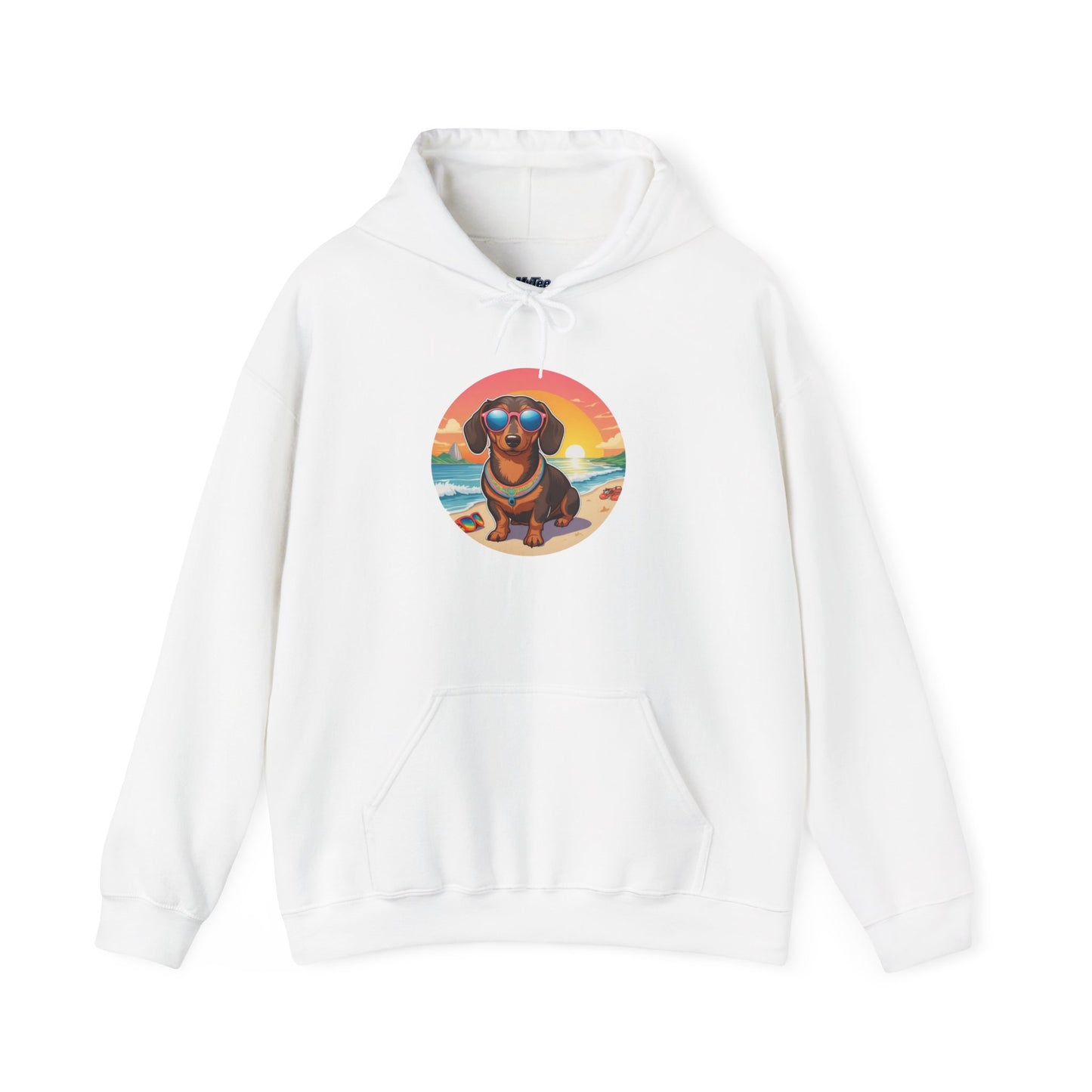 Dachshund Lover's Sunset Unisex Hoodie