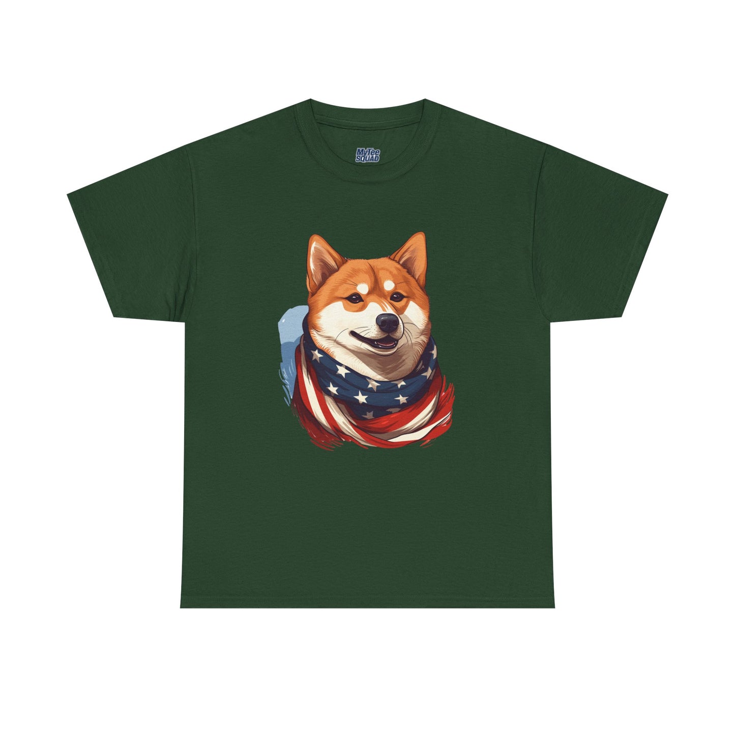 Patriotic Shiba Inu Unisex T-Shirt