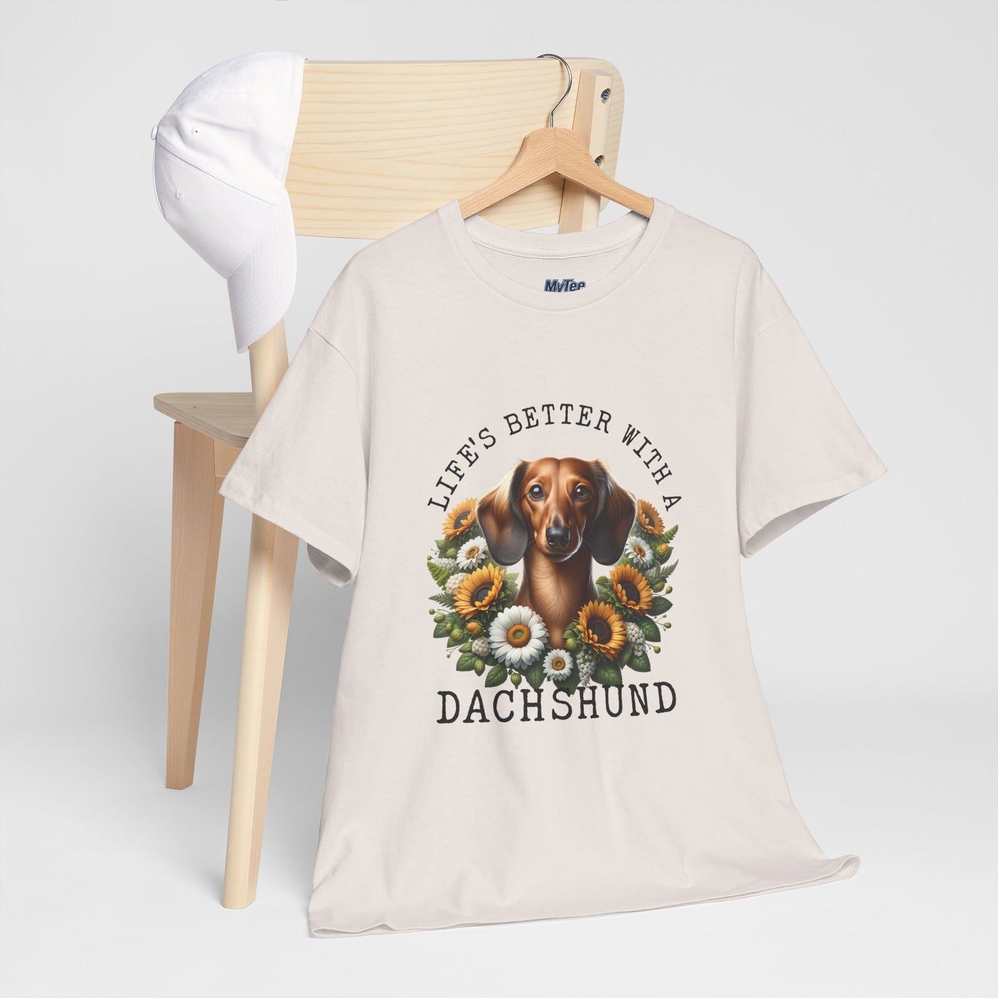 Dachshund Sunflower Unisex T-Shirt