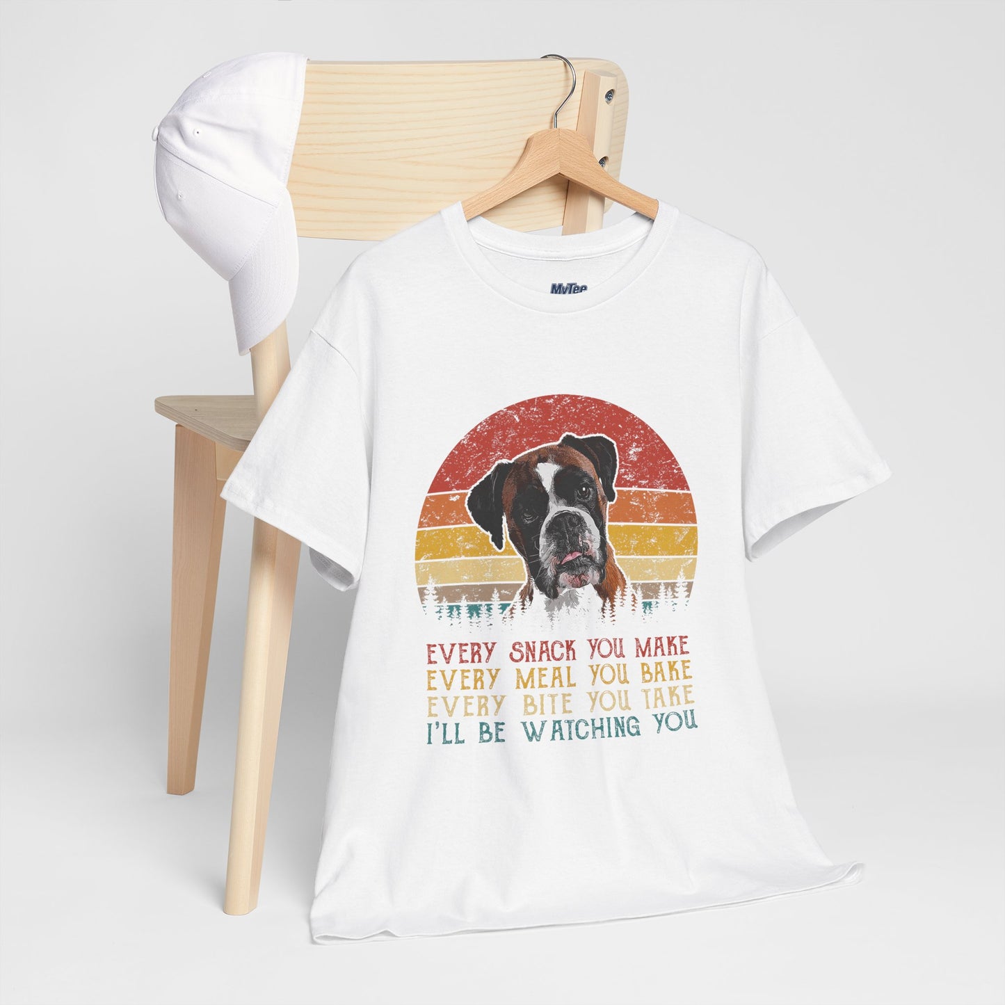Every Snack You Make Retro Dog Lover - Cotton T-Shirt