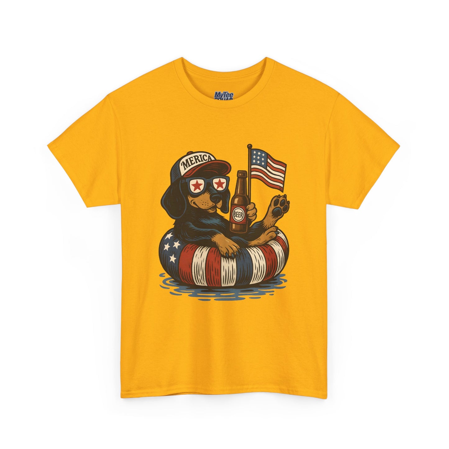 Patriotic Dachshund America Unisex T-Shirt