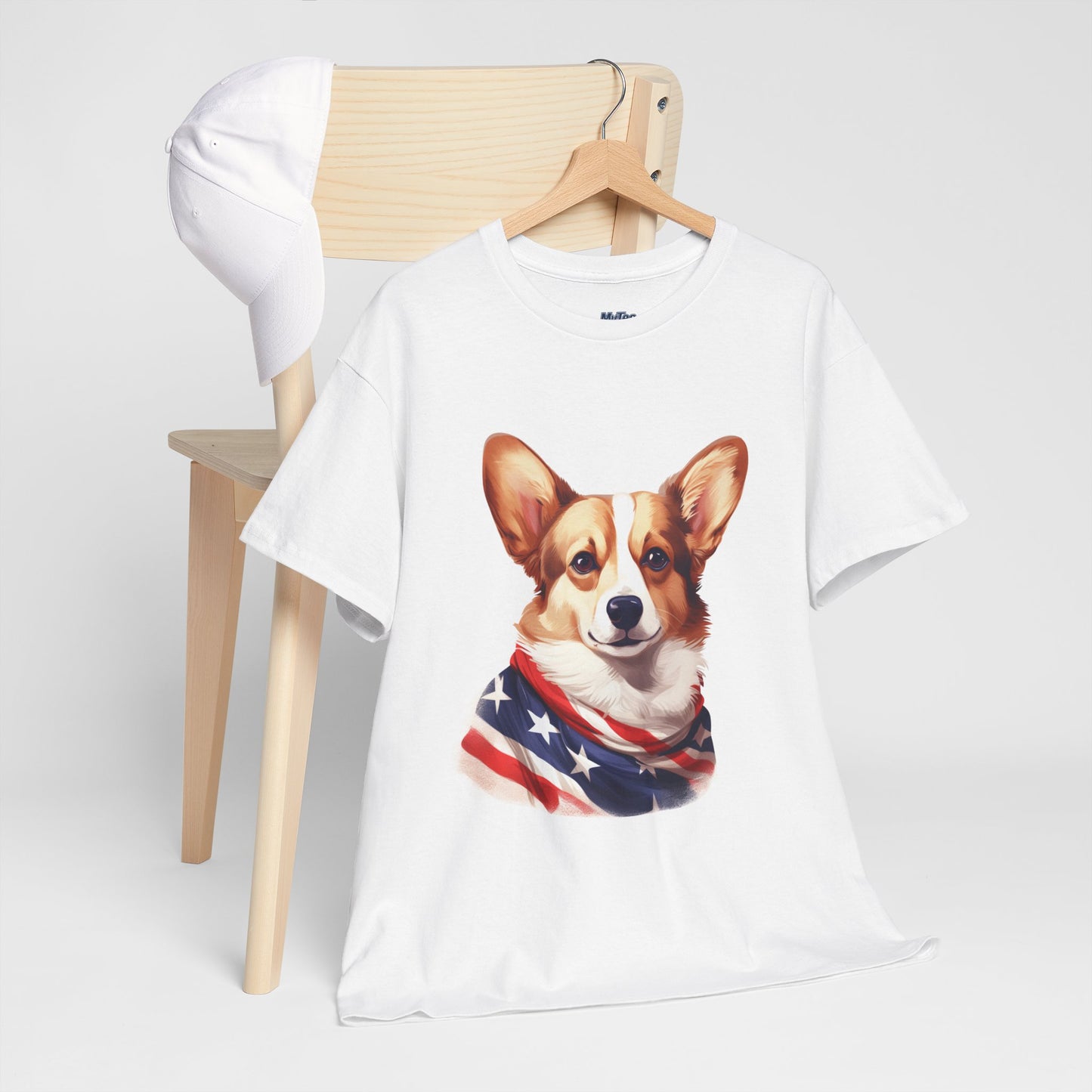 Patriotic Pembroke Welsh Corgi Unisex T-Shirt