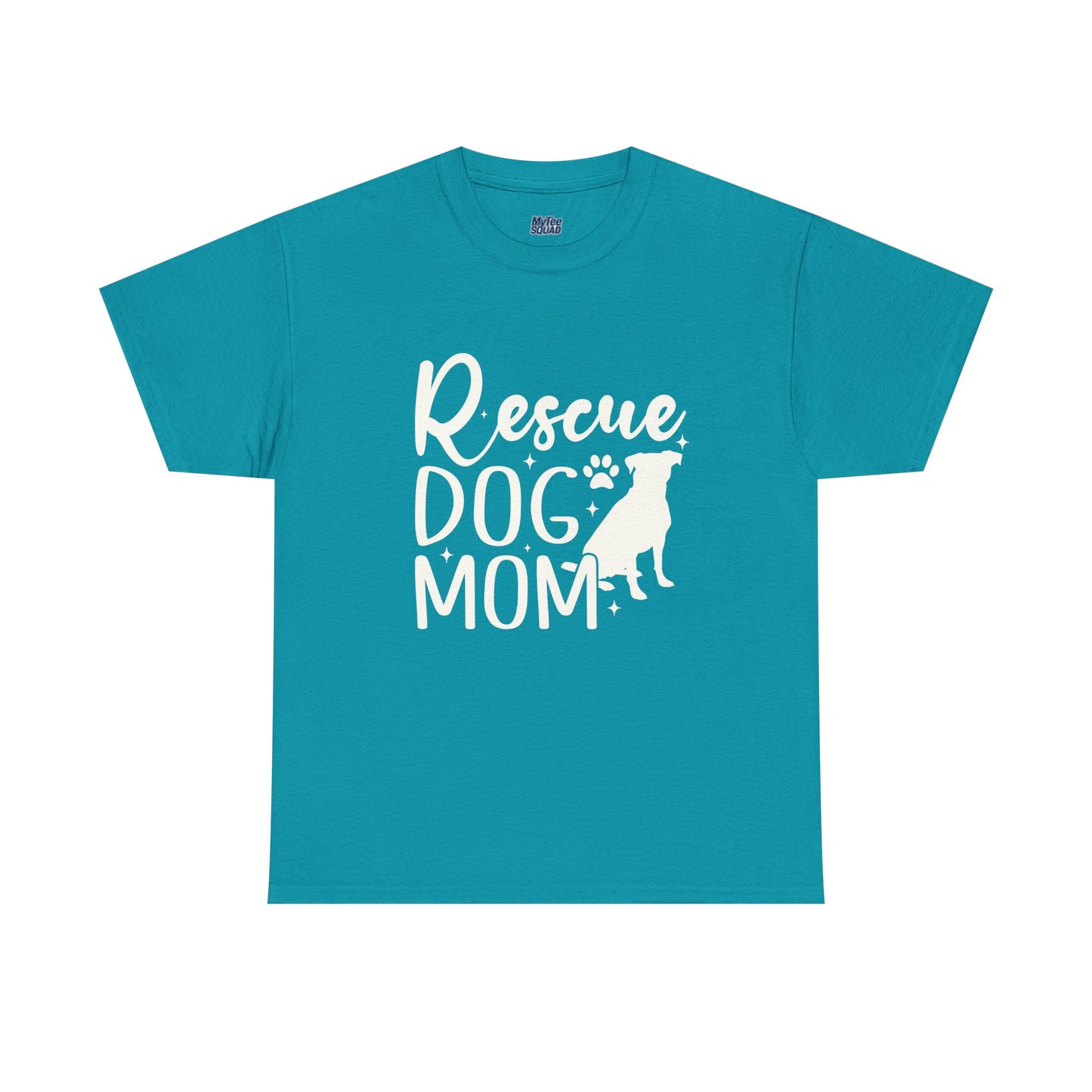 Rescue Dog Mom Cotton T-Shirt | Dog Lover
