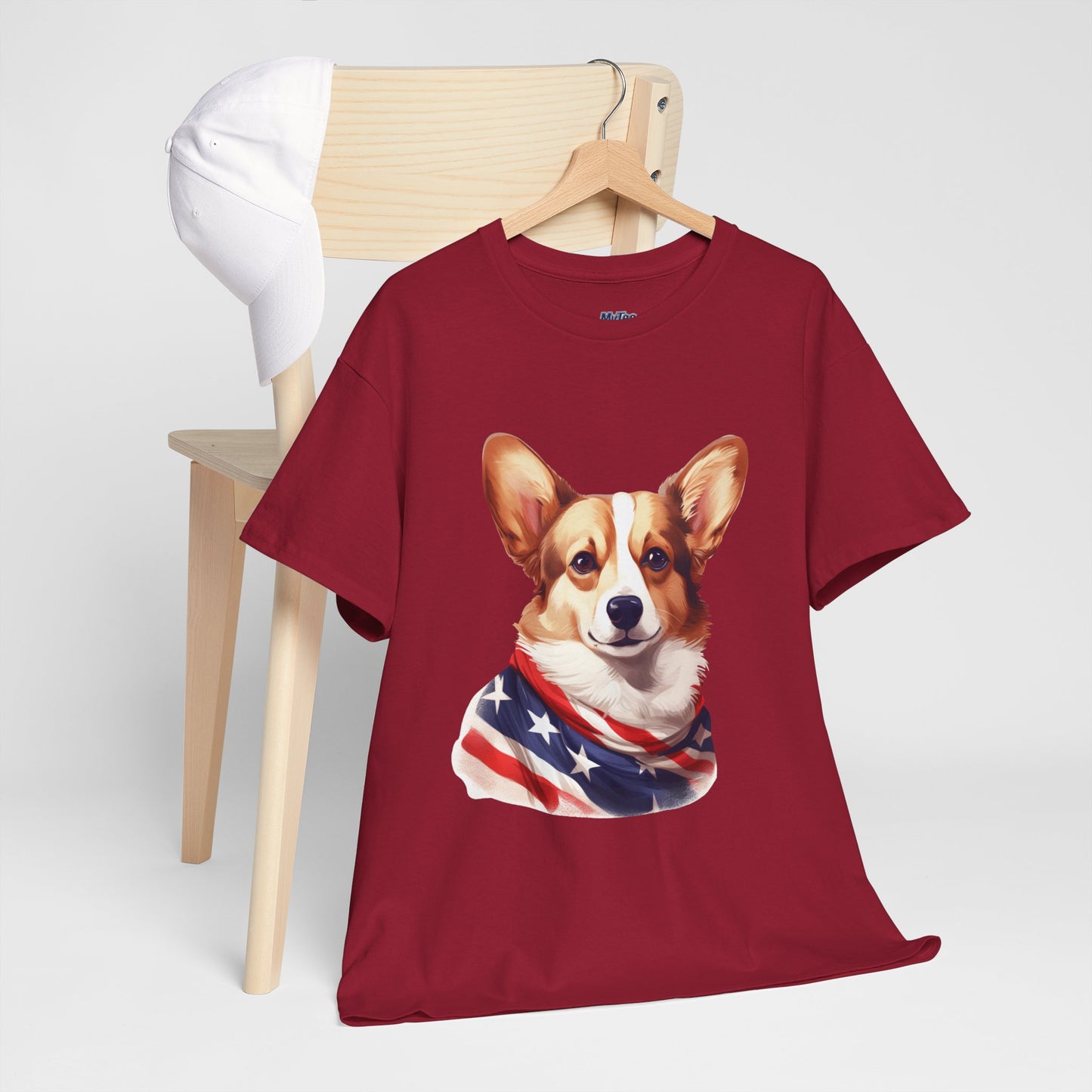 Patriotic Pembroke Welsh Corgi Unisex T-Shirt