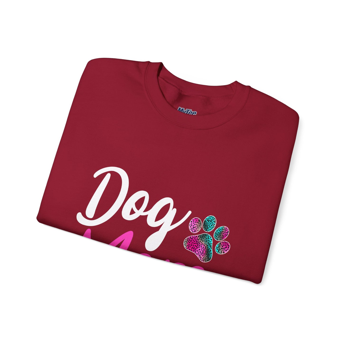Snug Life: Dog Mom Edition – Graphic Crewneck Sweatshirt