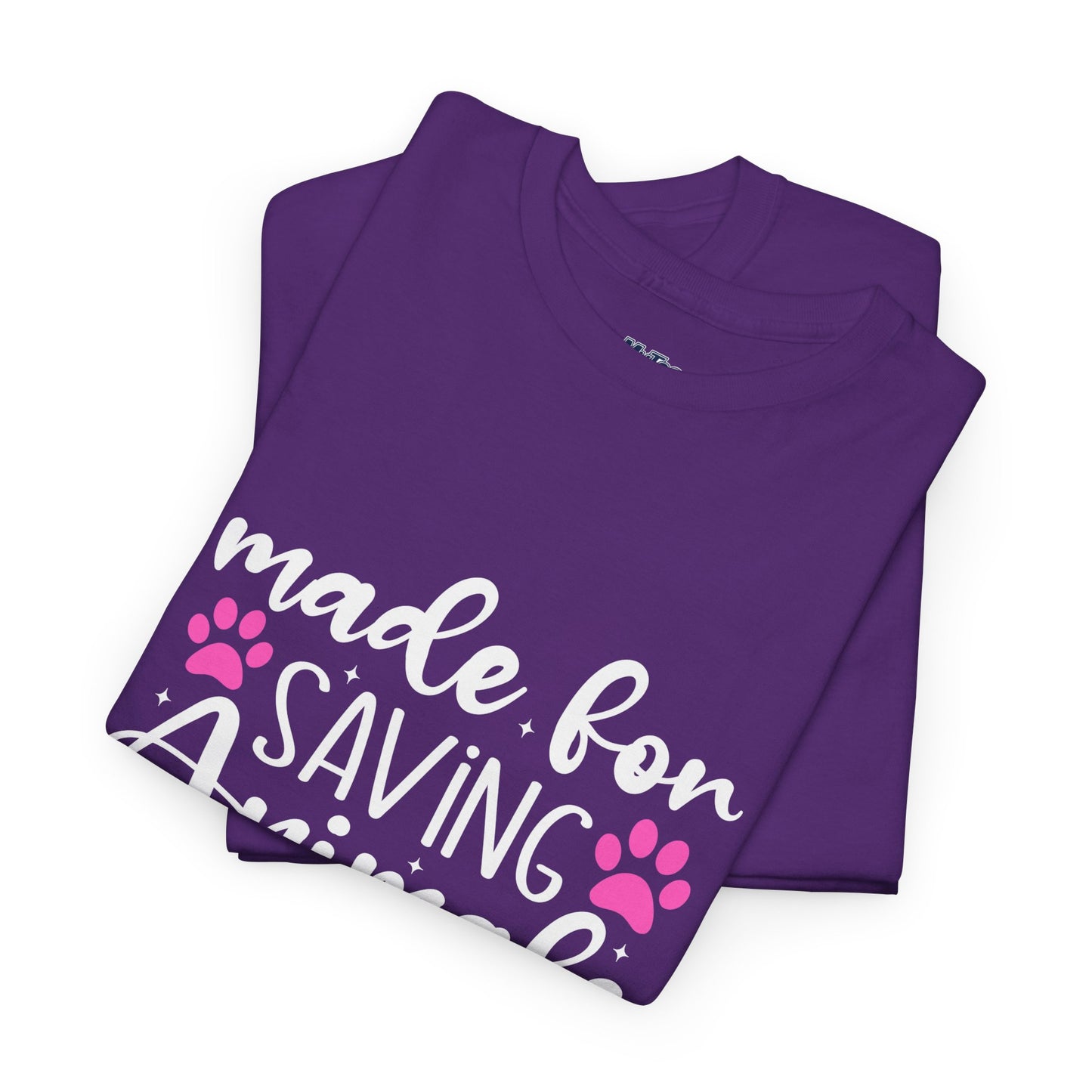 Made For Saving Animals Unisex Cotton T-Shirt | Dog Lover