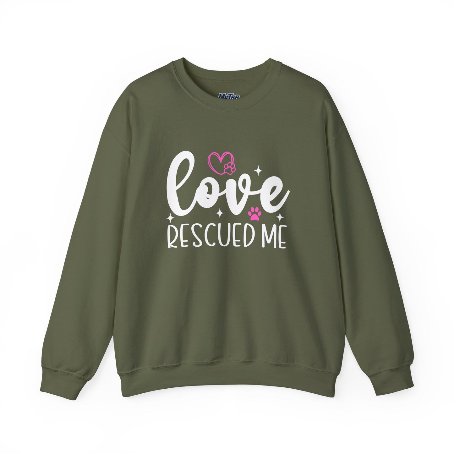 Love Rescued Me Unisex Sweatshirt – Heartfelt Dog Adoption Apparel