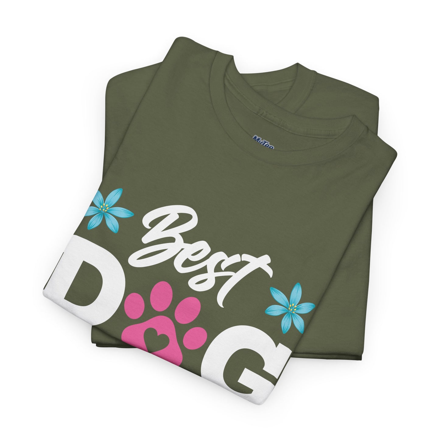Best dog Mom Ever Cotton T-Shirt