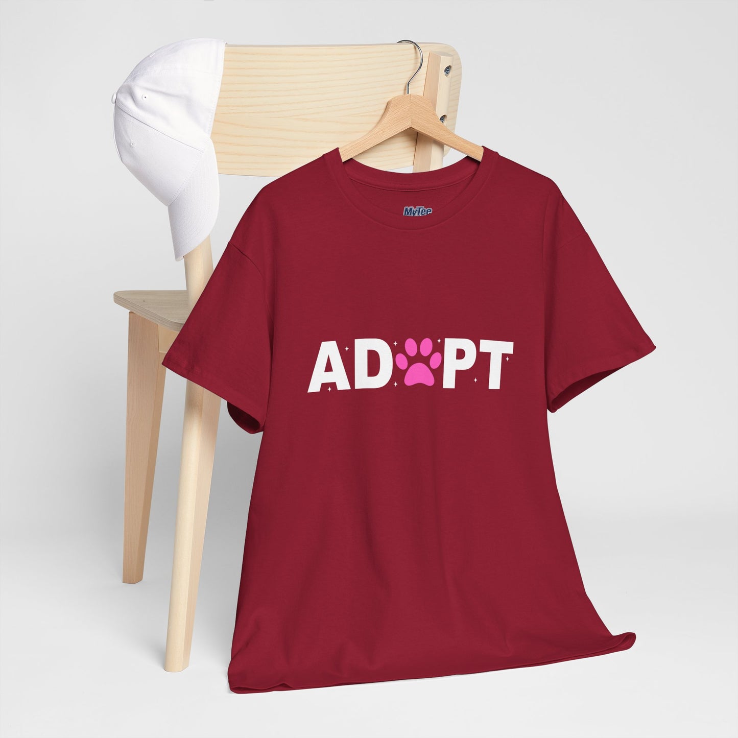 Adopt Unisex T-Shirt – Love In Every Paw Print