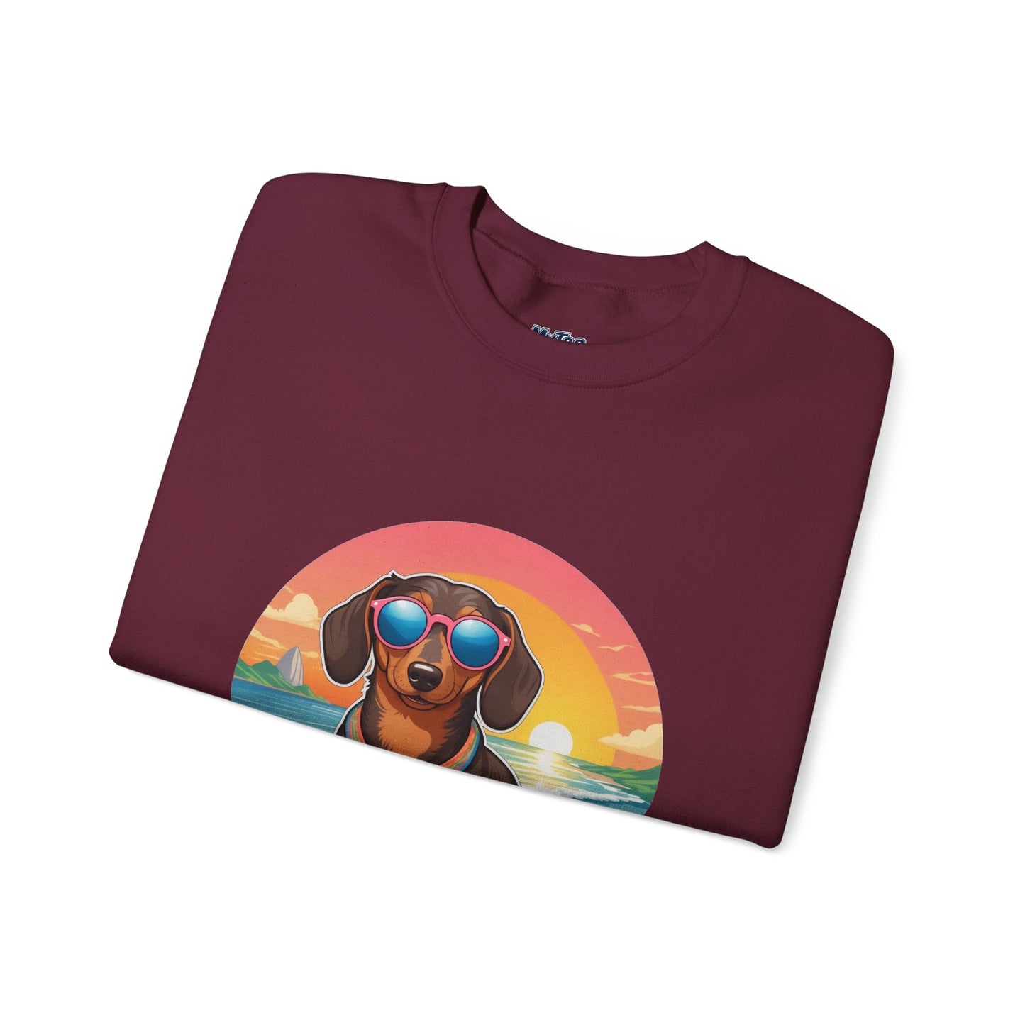 Dachshund Sunset Chill Unisex Sweatshirts