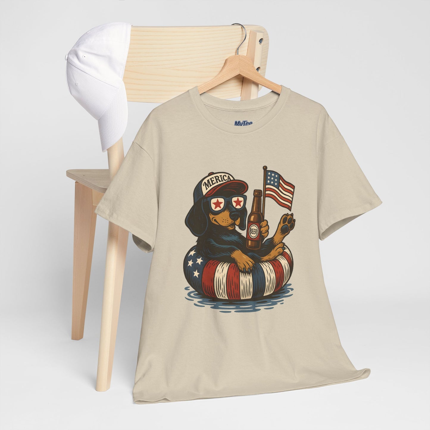 Patriotic Dachshund America Unisex T-Shirt