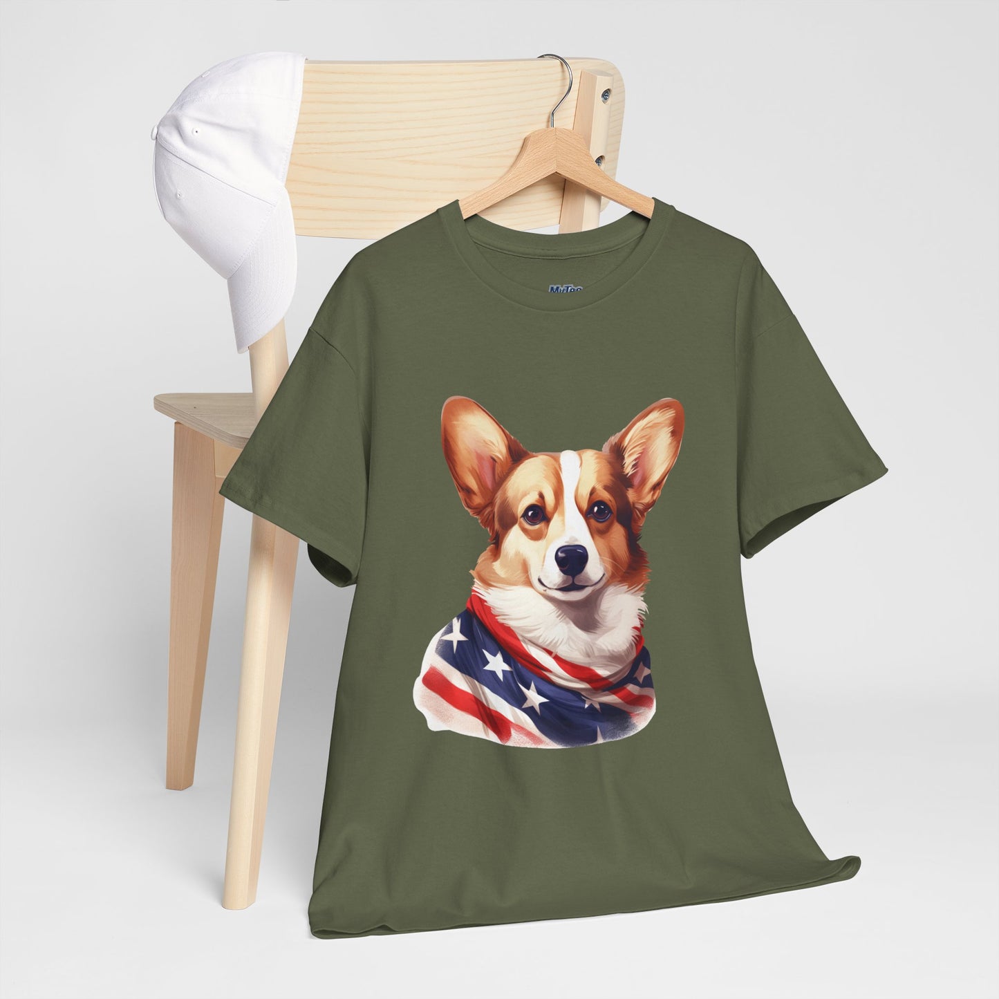 Patriotic Pembroke Welsh Corgi Unisex T-Shirt