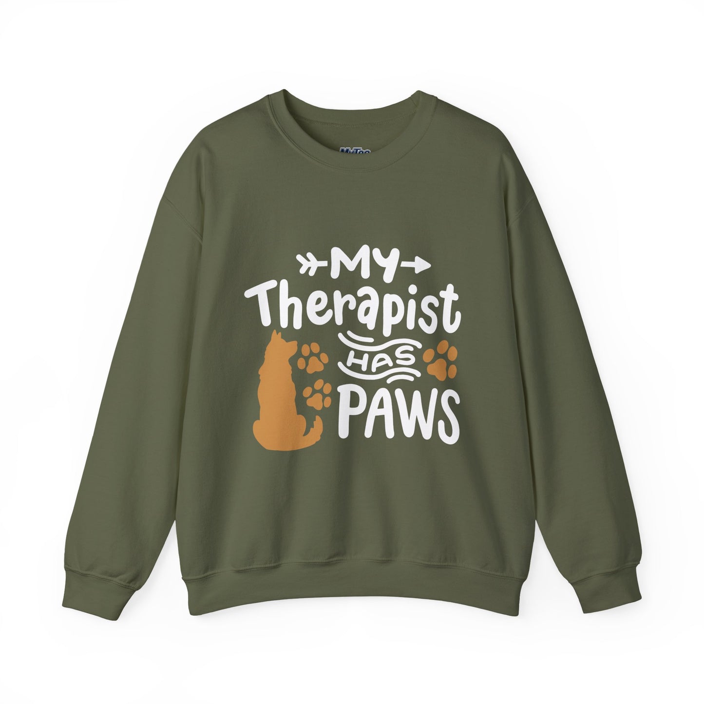 My Therapist Has Paws Unisex Sweatshirt | Cat & Dog Gifts, Animal Lover Apparel