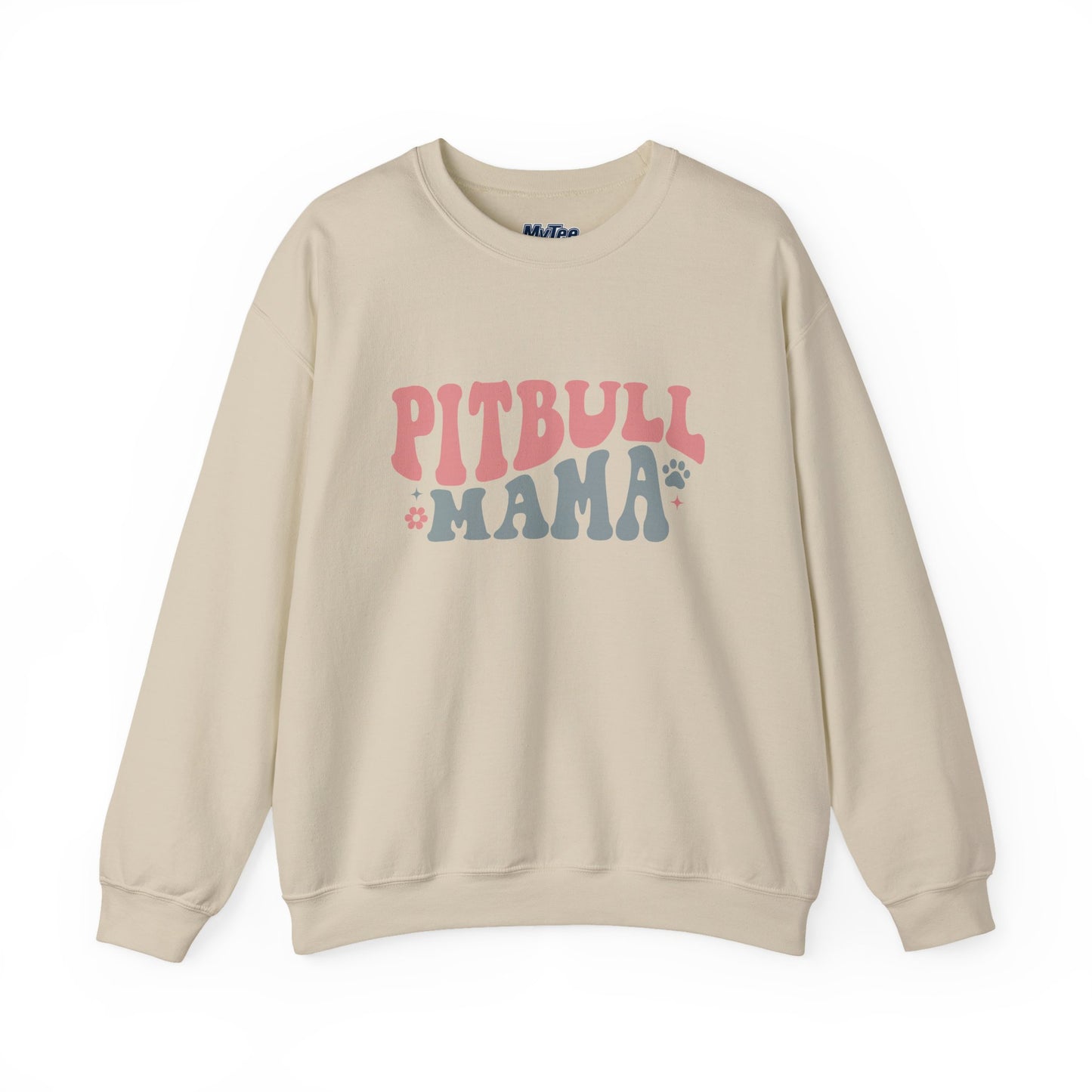 Pitbull Mama Crewneck Sweatshirt | Perfect Gift for Dog Mom