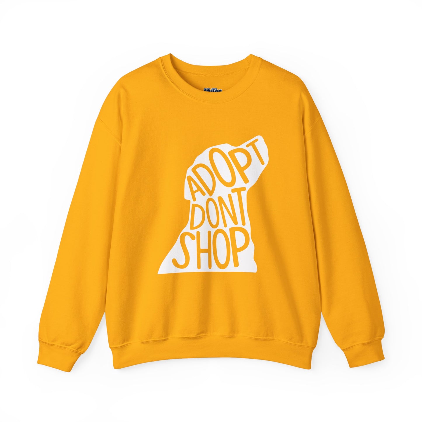 Adopt Don't Shop Unisex Sweatshirt | Eco-Friendly Crewneck