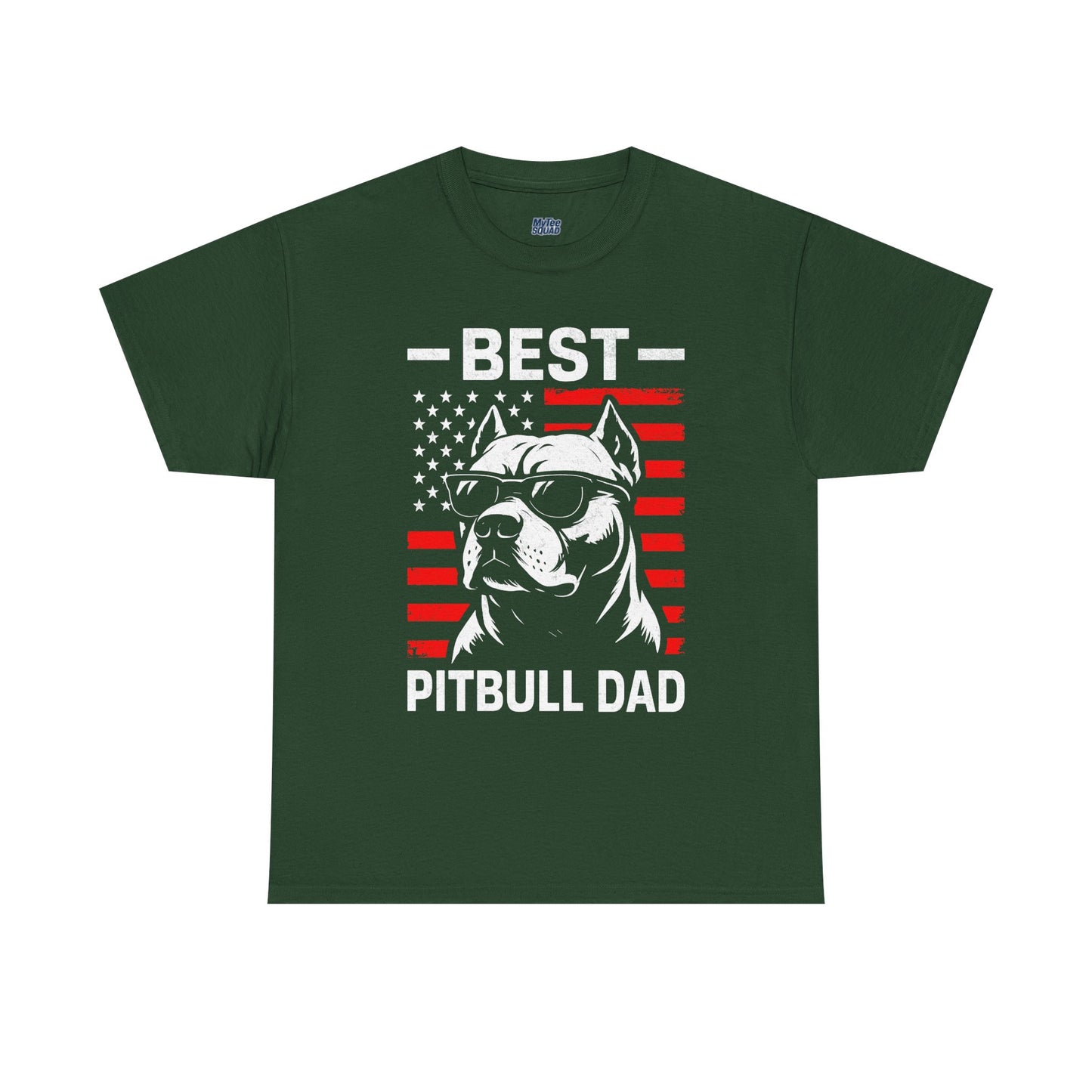 Best Pitbull Dad T-Shirt For Real Dog Father Only