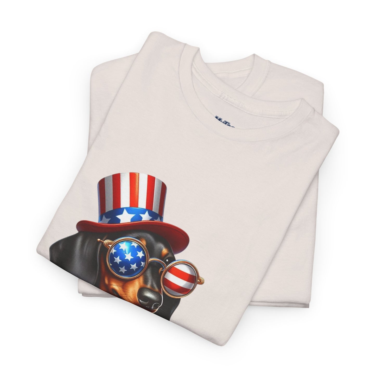 Patriotic Dachshund 4th of July T-Shirt | Red, White & Woof Style