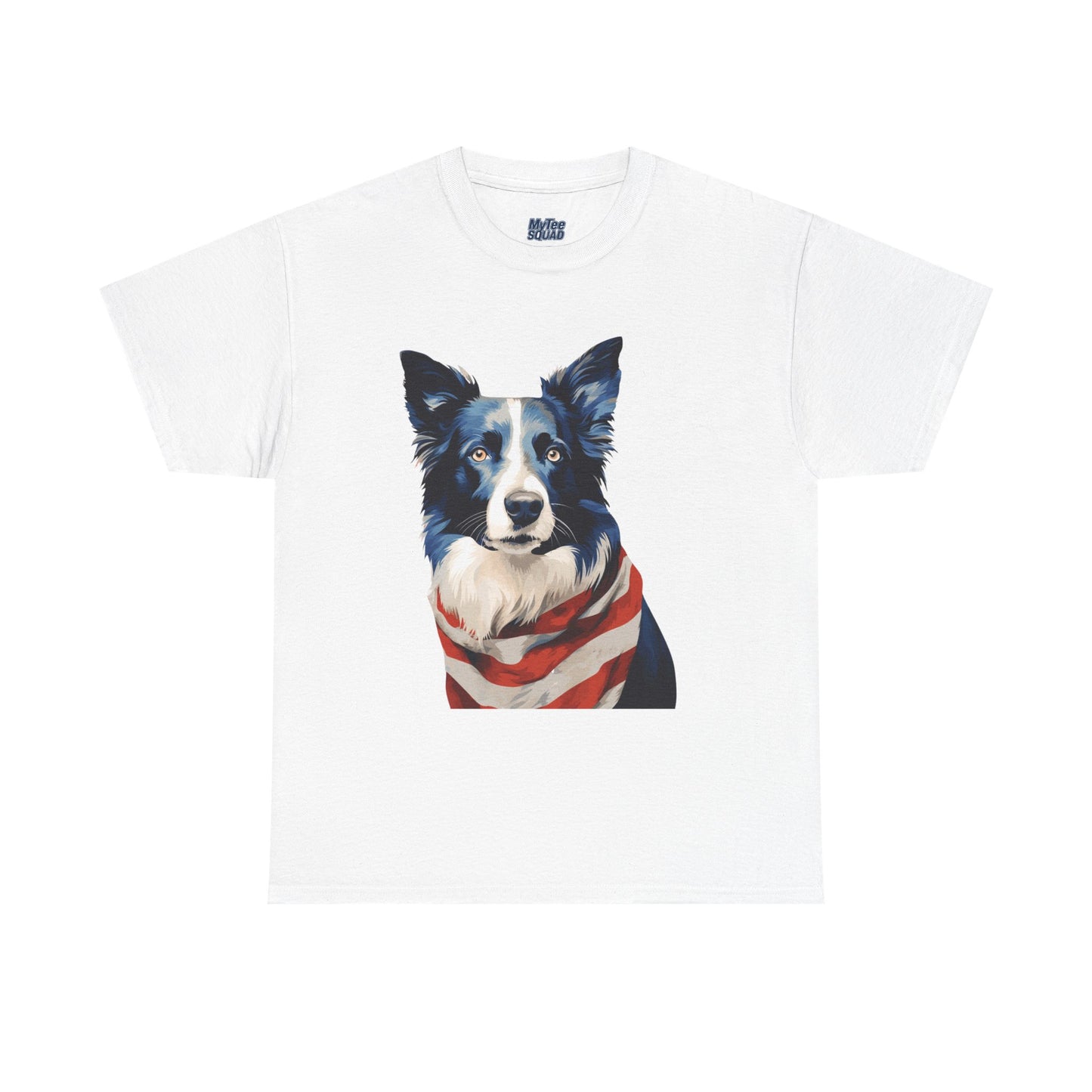 Patriotic Border Collie Unisex T-Shirt