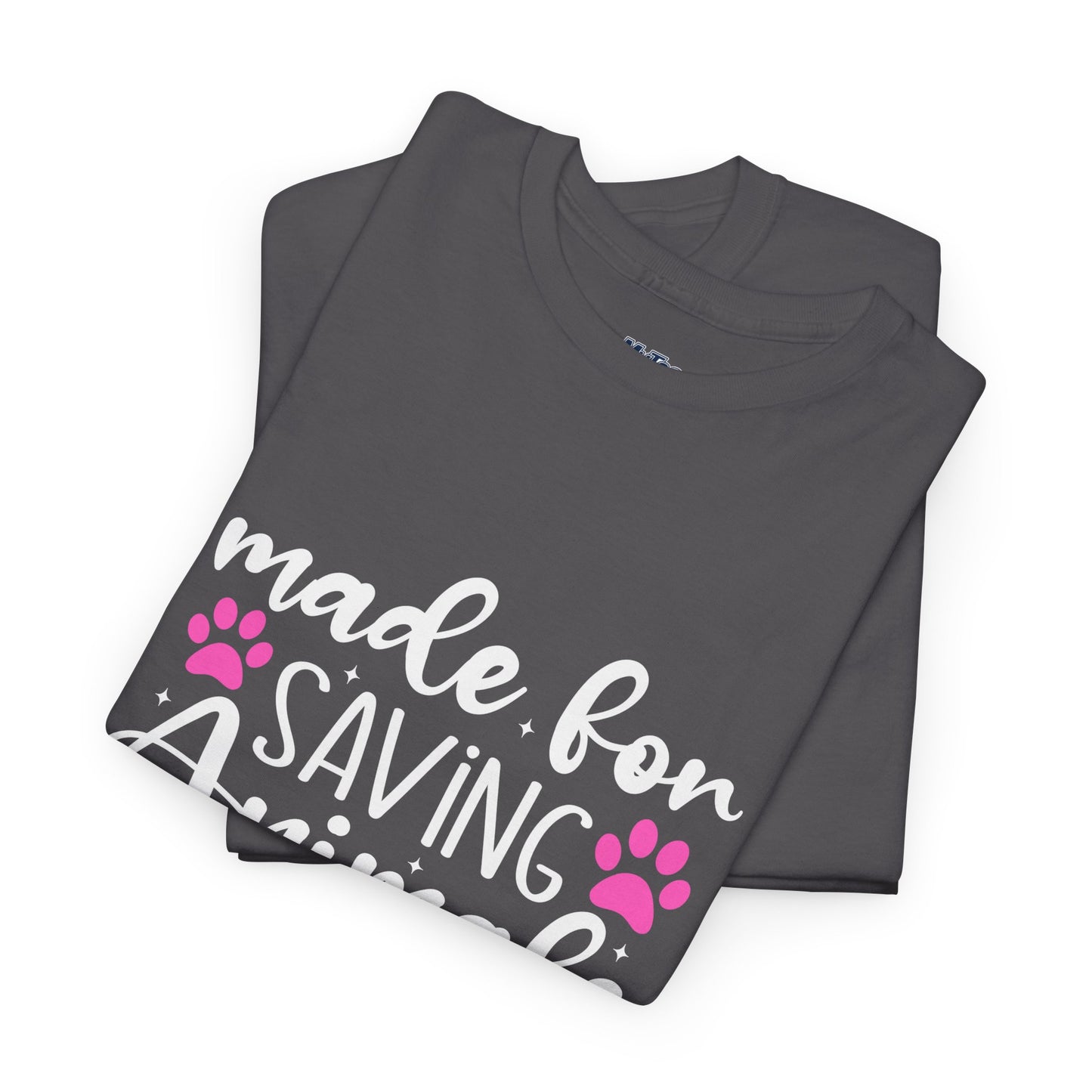 Made For Saving Animals Unisex Cotton T-Shirt | Dog Lover
