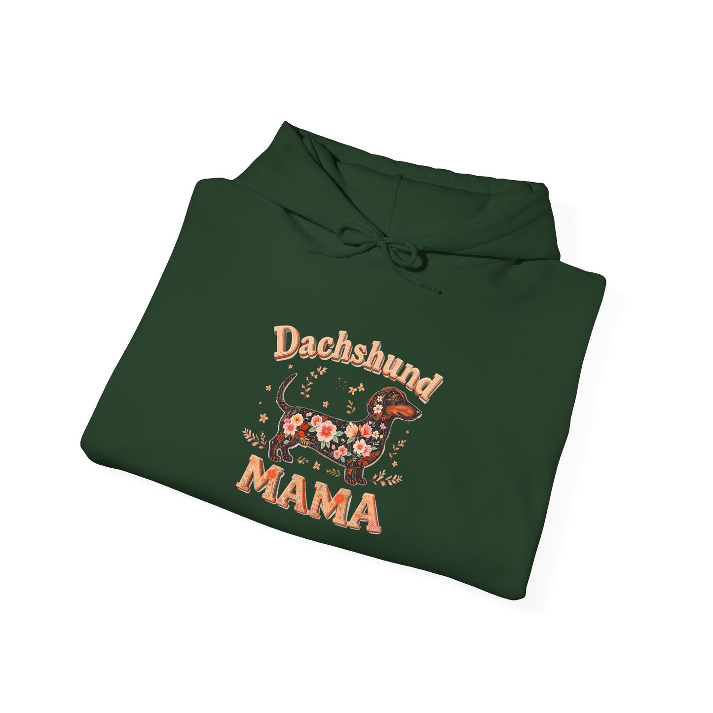Dachshund Mama Everyday Hoodie – Floral Comfort For Pup Fans