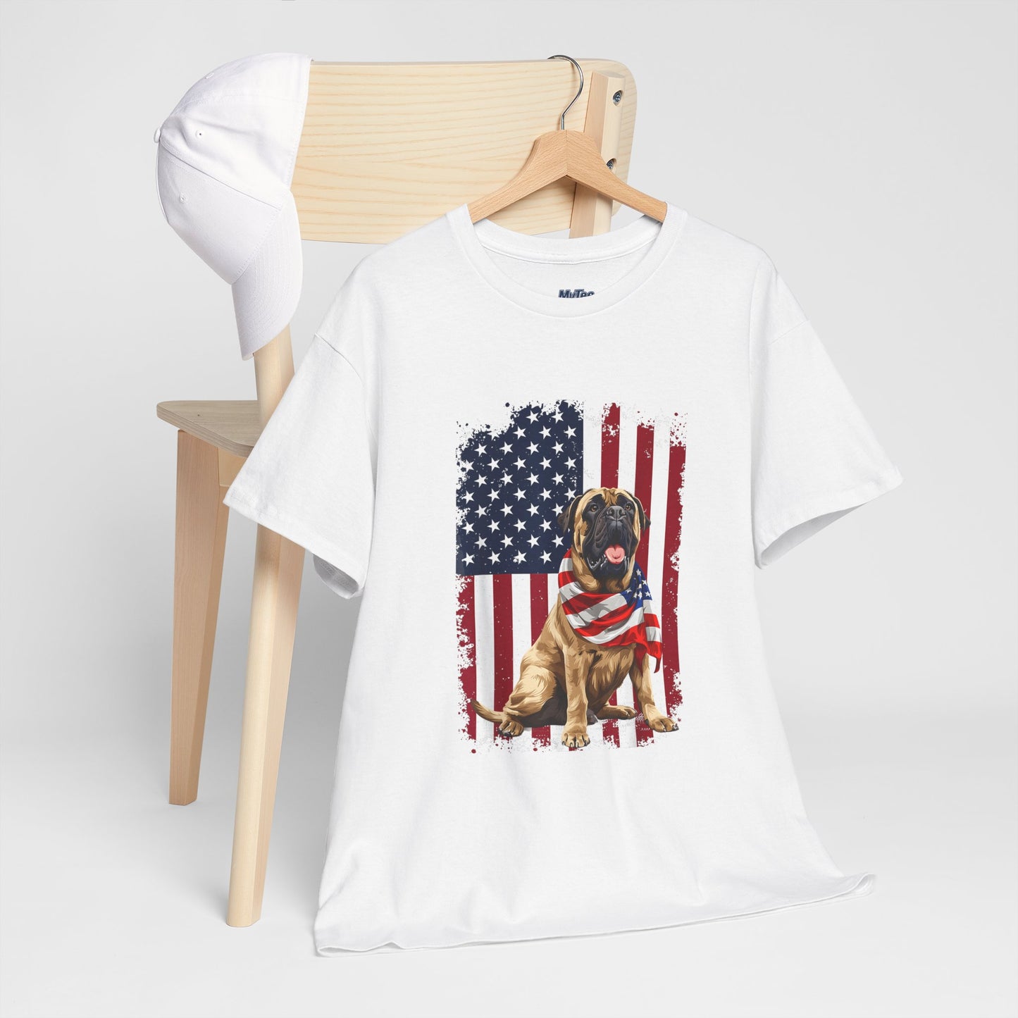 Patriotic English Mastiff Unisex T-Shirt