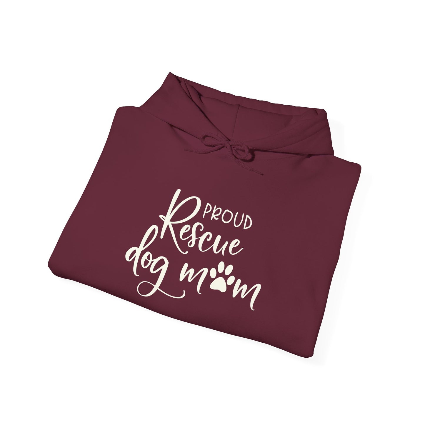 Proud Rescue Dog Mom Hoodie | Dog Mama Gift