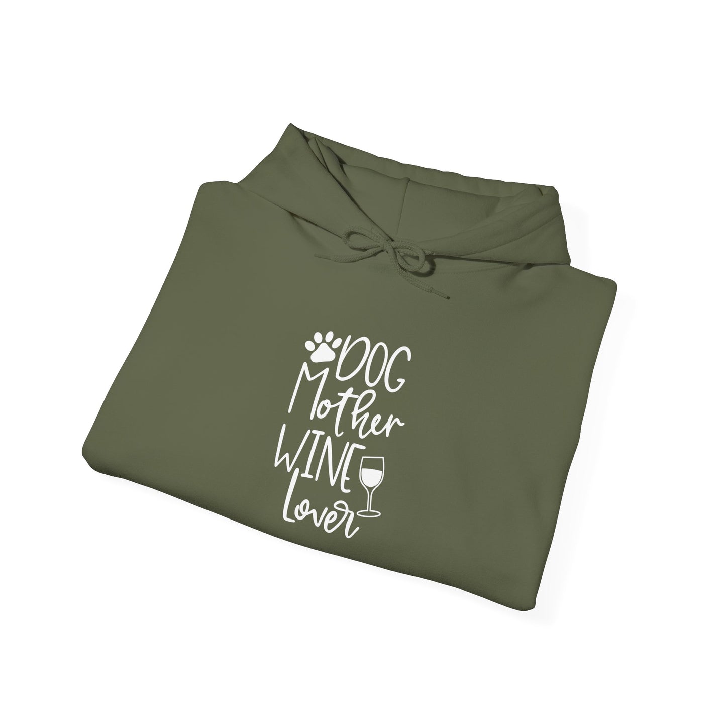 Dog Mother Wine Lover Hoodie | Gift For Dog Moms
