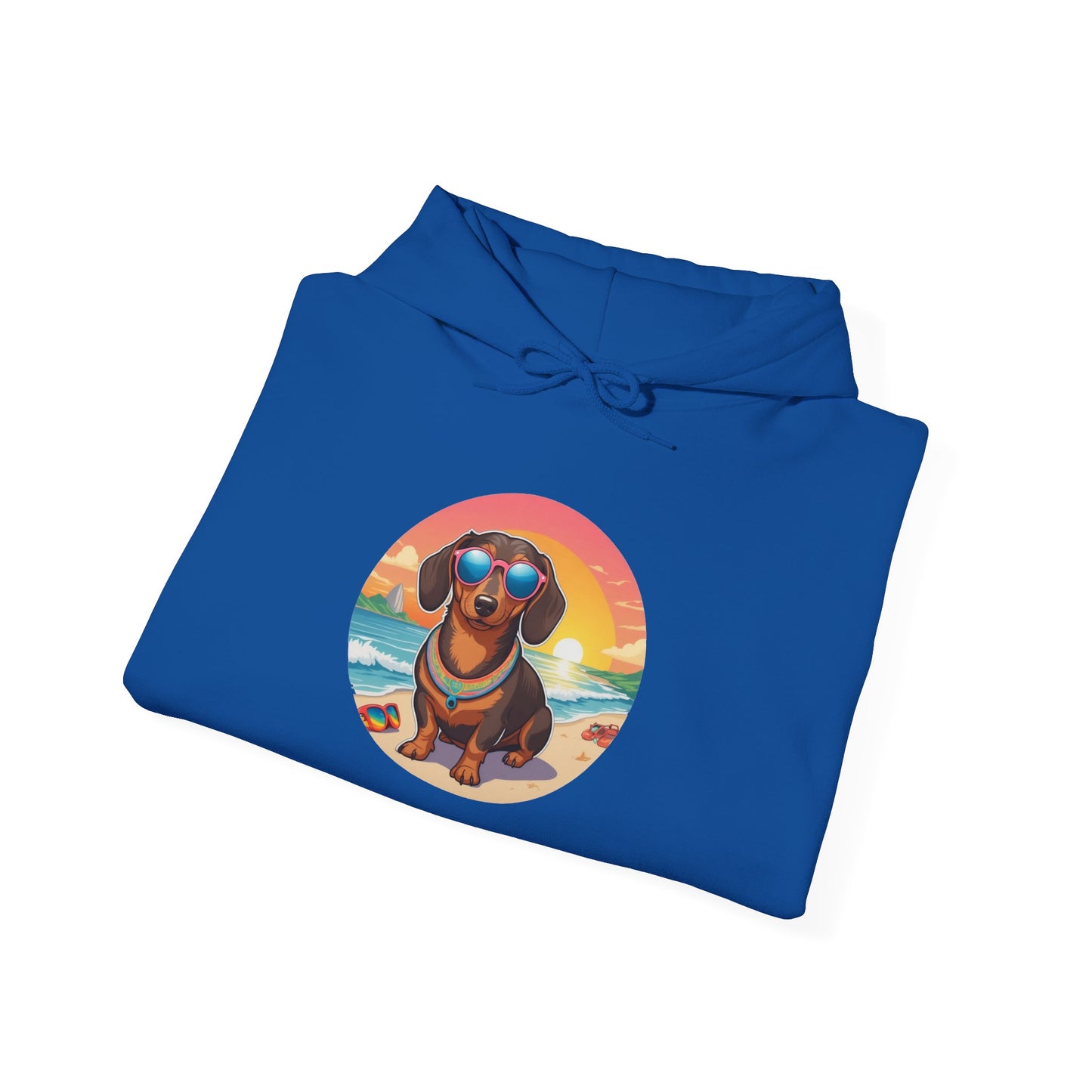 Dachshund Lover's Sunset Unisex Hoodie