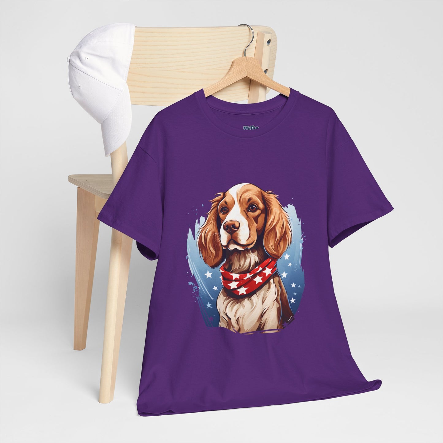 Patriotic Cocker Spaniel Unisex T-Shirt