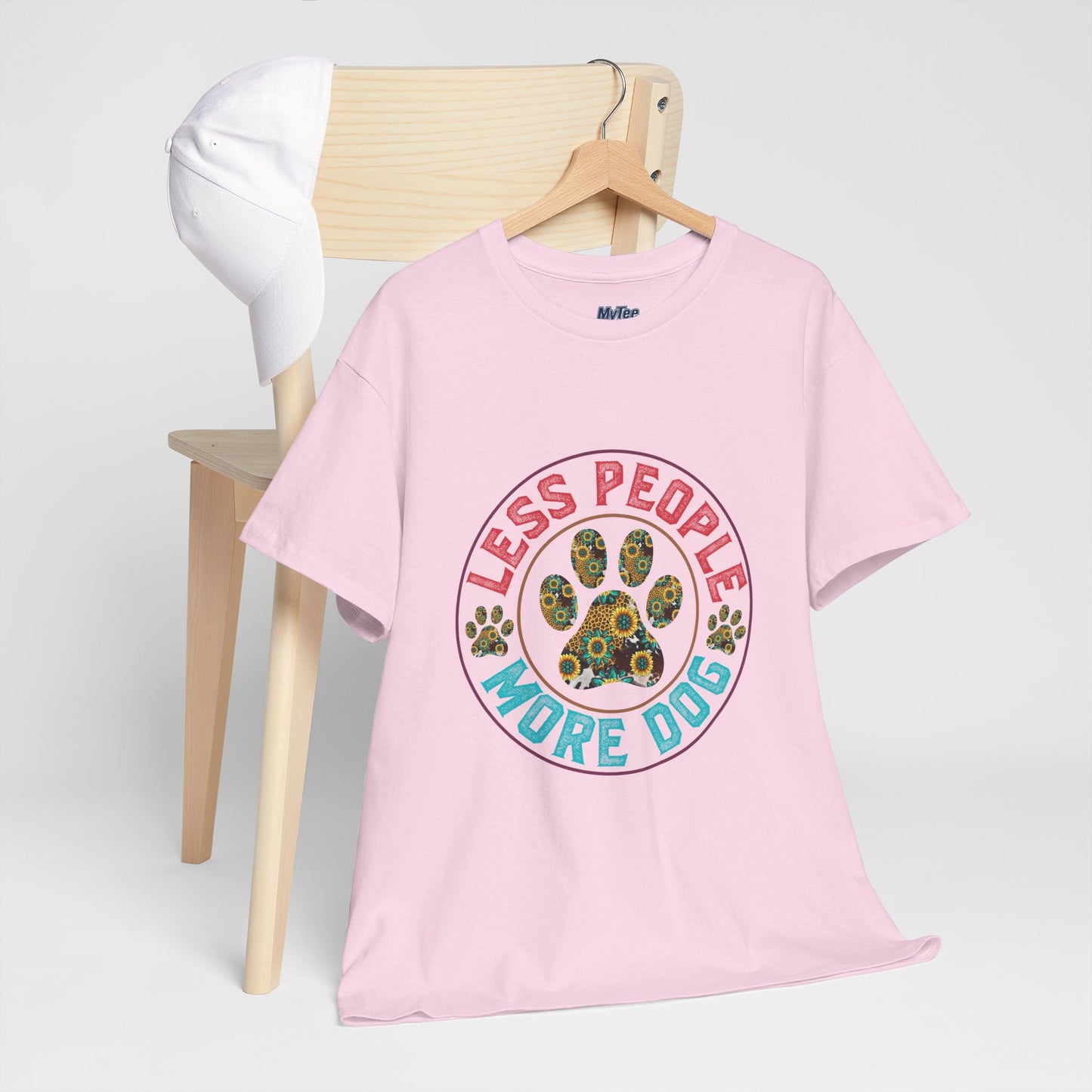 Less People More Dog Unisex Cotton T-Shirt