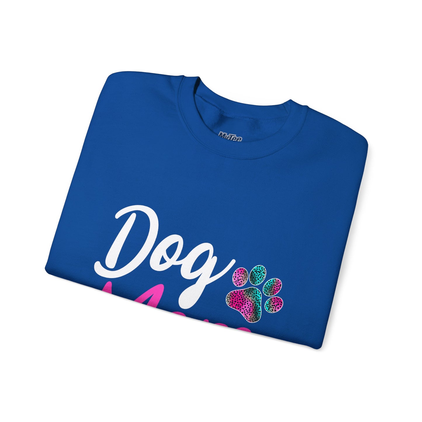Snug Life: Dog Mom Edition – Graphic Crewneck Sweatshirt