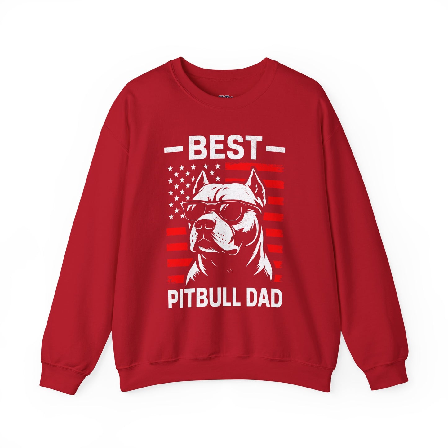 Best Pitbull Dad Ever SweatShirt For Proud Dog Father