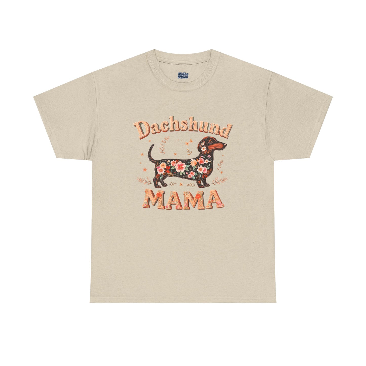Dachshund Mama T-Shirt – Cute Floral Pup Lover Tee