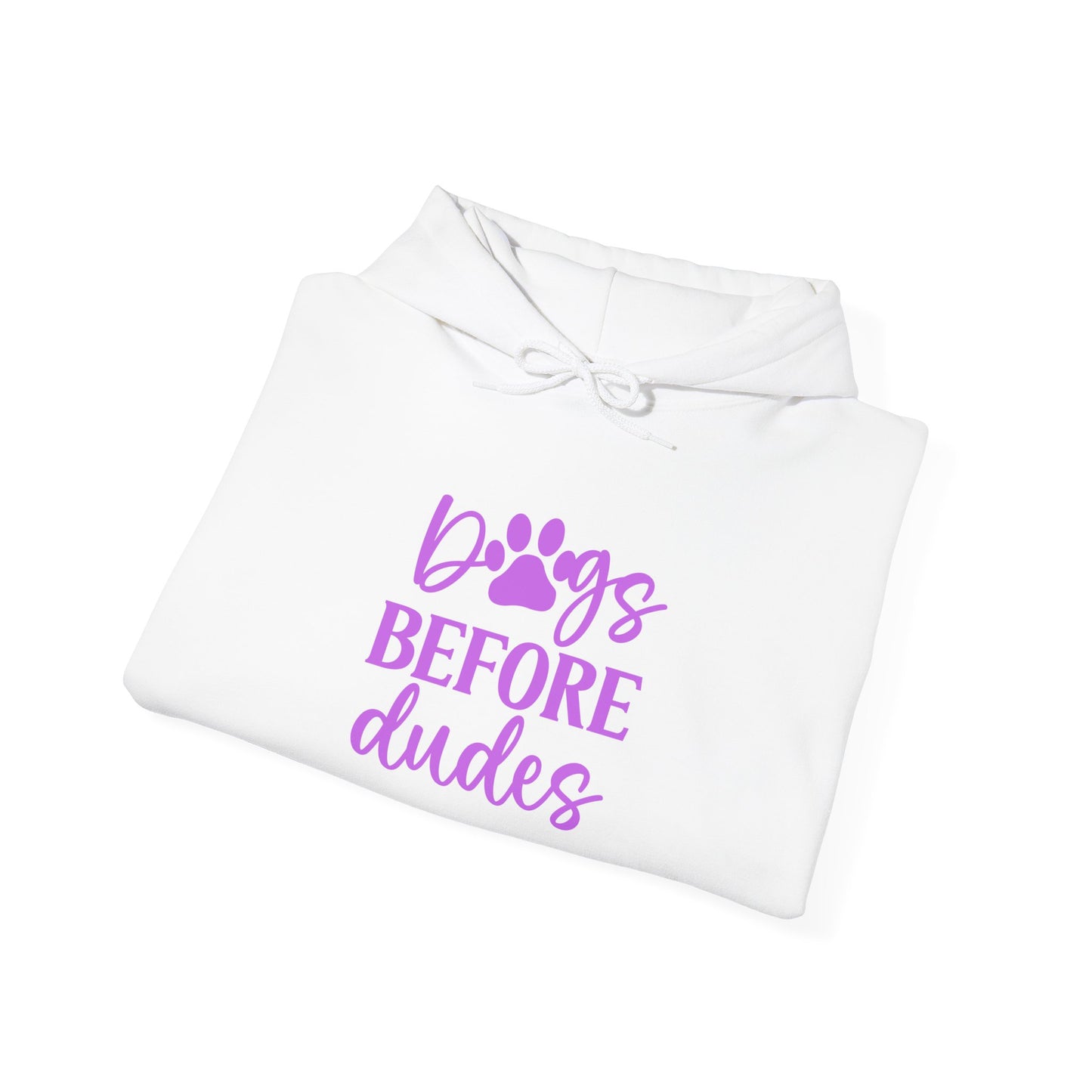Dogs Before Dudes Hoodie | Cute Pet Lover Sweatshirt